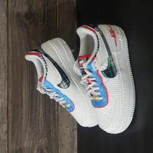 New Nike AF1 Shadow White Quilted Air Force 1 Sneakers 7.5 Streetwear Casual
