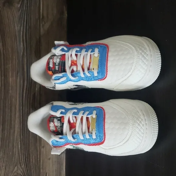 New Nike AF1 Shadow White Quilted Air Force 1 Sneakers 7.5 Streetwear Casual