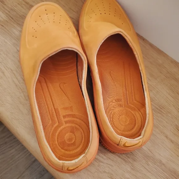 NEW Nike Womens Air Force 1 Lover XX Leather Mules Cinder Orange SZ 10