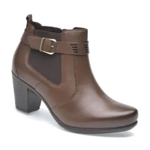 NEW PAZSTOR women's lambskin boots britany in barista brown