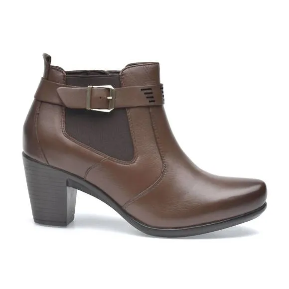 NEW PAZSTOR women's lambskin boots britany in barista brown
