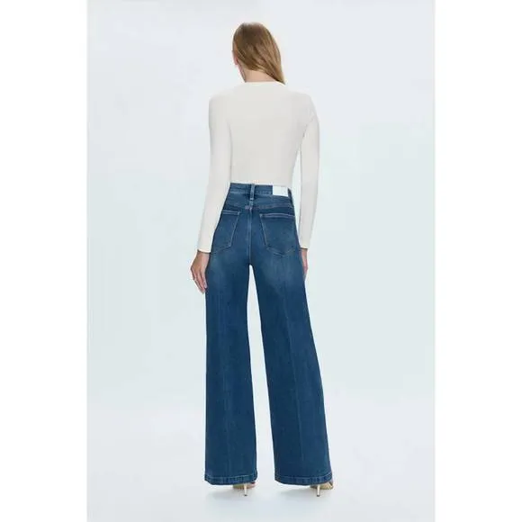 NEW PISTOLA lana high rise ultra wide jean in cider