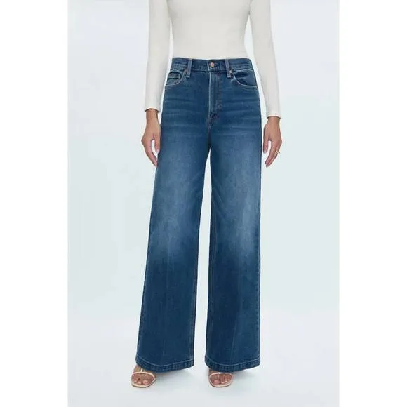 NEW PISTOLA lana high rise ultra wide jean in cider