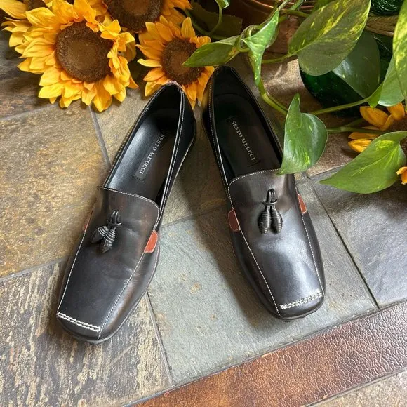 NEW Sesto Meucci Italian Leather Driving Moc/Loafers