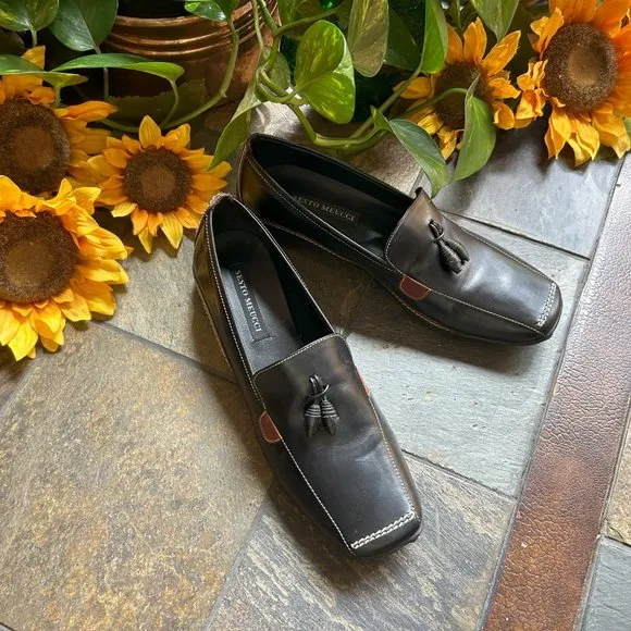 NEW Sesto Meucci Italian Leather Driving Moc/Loafers