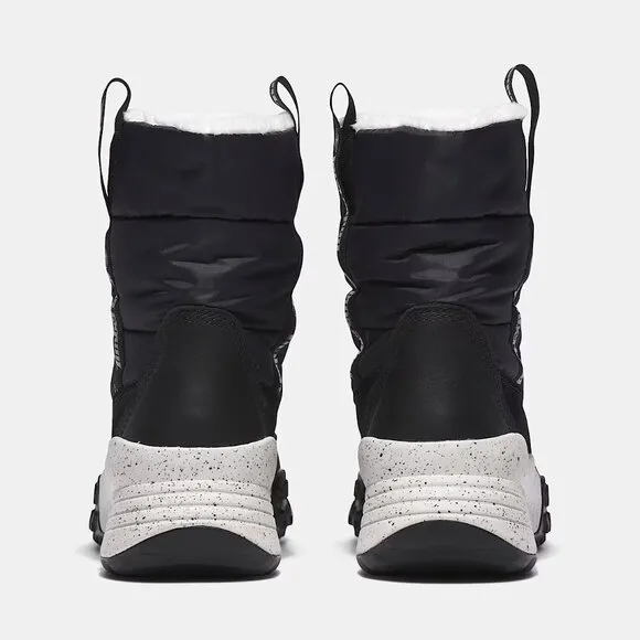 NEW TIMBERLAND Mid Pull On Waterproof Snow Boots black for women 663mn