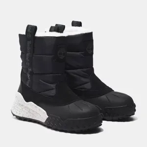 NEW TIMBERLAND Mid Pull On Waterproof Snow Boots black for women 663mn