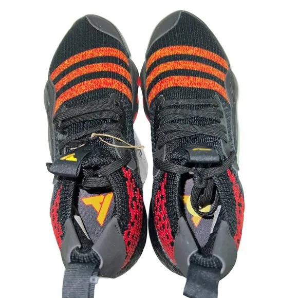 NEW! Trae Young 2 Black Red Atlanta Hawks Basketball Sneakers Men's Size 9