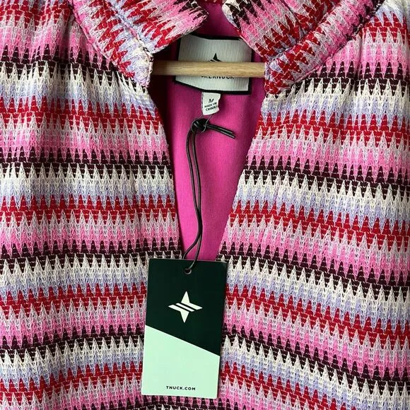 NEW Tuckernuck Dress Zigzag Knit Stripe Crawford Dress Size M