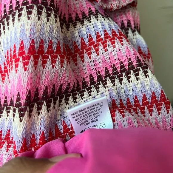 NEW Tuckernuck Dress Zigzag Knit Stripe Crawford Dress Size M