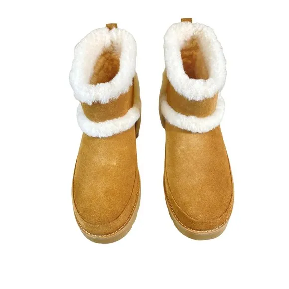 New UGG Classic Mini Spill Seam Boots Women's 10 No Box MSRP$180