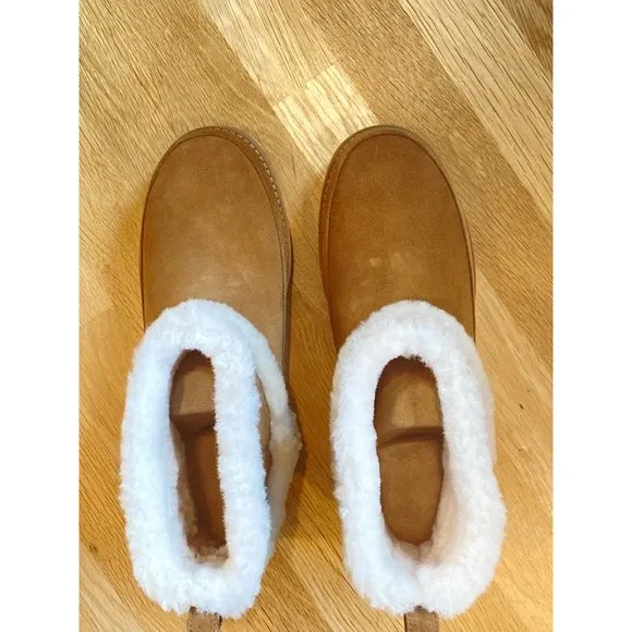 New UGG Classic Mini Spill Seam Boots Women's 10 No Box MSRP$180