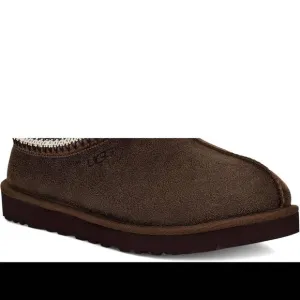 NEW UGG men tasman distressed sandal in burnt cedar