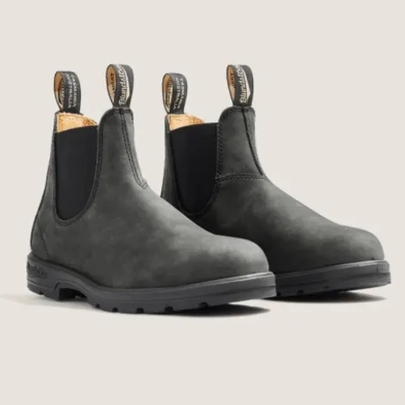 New US Size 9 Blundstone Chelsea Boots Style #587 rustic black
