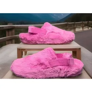 New W Nike Calm Mule SE NA FZ3119-600 Women’s Size 7 HOT PINK SLIDES SNEAKERS