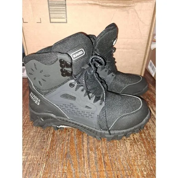New W9/M7.5 Suadex Armour Indestructible Steel Toe Black Work Boots