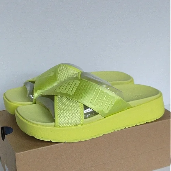 New w/Box UGG Emily Mesh  Crossover Slides Size 6