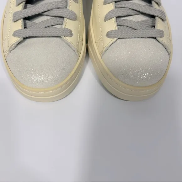 NEW WITHOUT THE BOX Women’s P448 Jack Low Top Sneakers Ava Beige Size 36