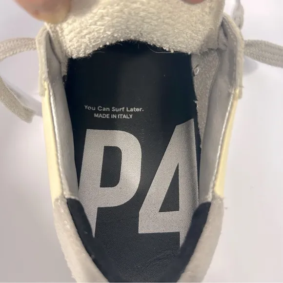 NEW WITHOUT THE BOX Women’s P448 Jack Low Top Sneakers Ava Beige Size 36
