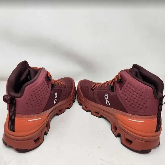 New women's 9.5 ON Cloudrock 2 Waterproof hiking boots Beet / Auburn