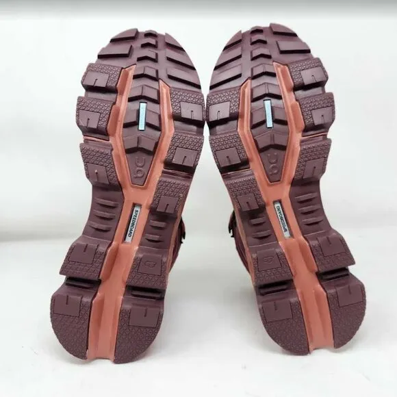 New women's 9.5 ON Cloudrock 2 Waterproof hiking boots Beet / Auburn
