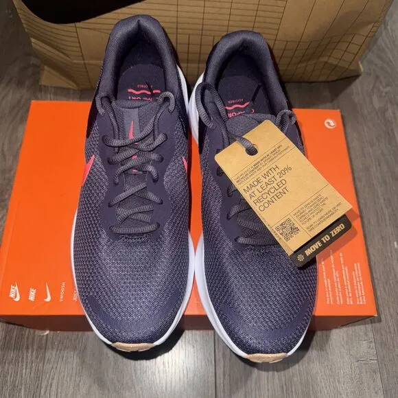 New Women’s Size 11 Dark Raisin Nike Revolution 7 Running Shoes FB2208 500