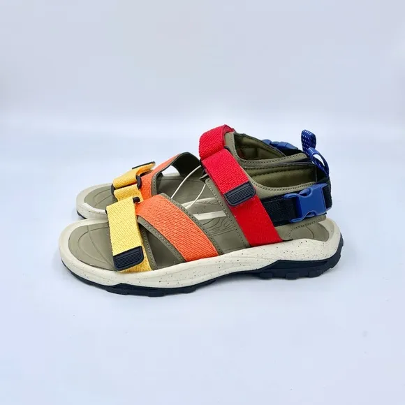NEW Zara Kids Multicolored Strap Technical Sandals Little Kids size 32EU 13US