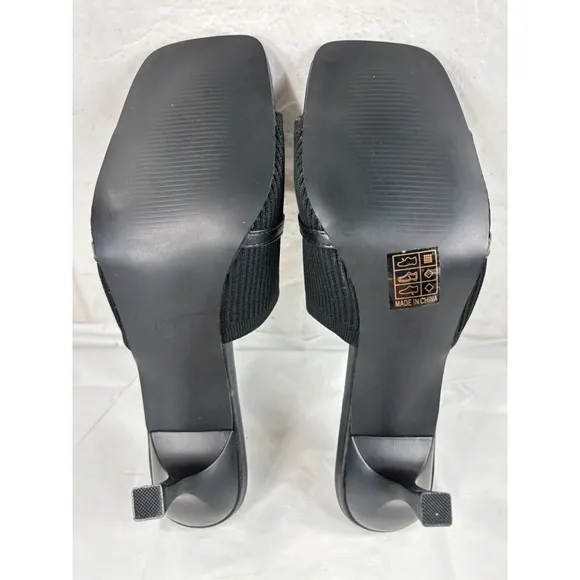 NEWBELLA MOUSSE FIT openToe Women’s Heeled Sandals Black Size 9