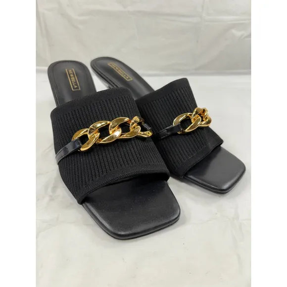 NEWBELLA MOUSSE FIT openToe Women’s Heeled Sandals Black Size 9