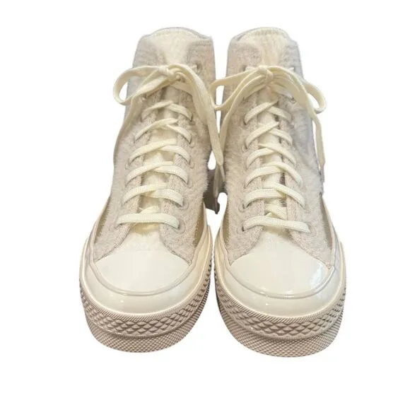 NEW Converse All Star Chuck Taylor Chuck 70 Cozy Knit High Top Sneakers 9.5