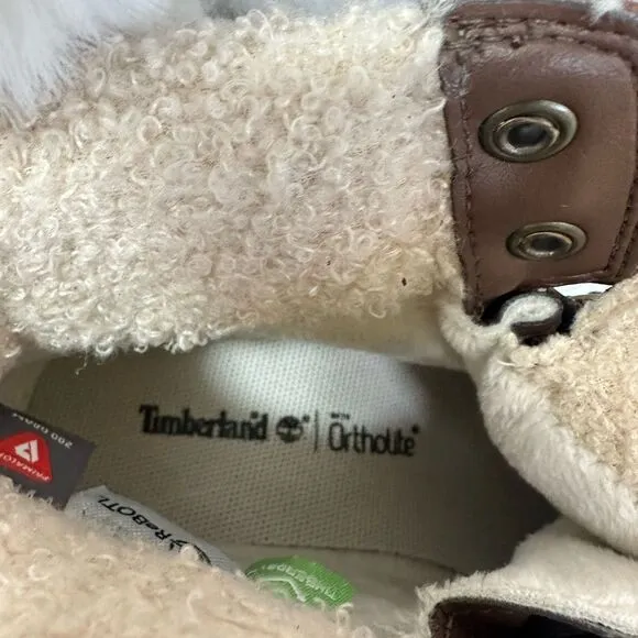 NEW Timberland Cervinia Valley leather waterproof warm lined boots brown 6