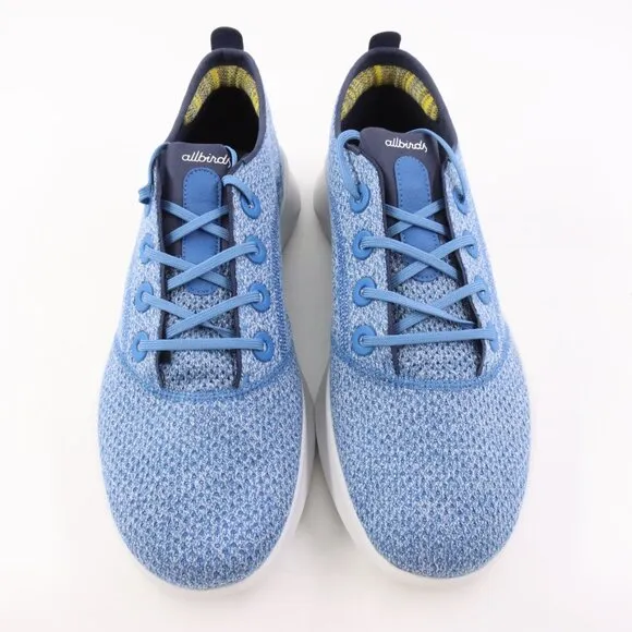 NIB Allbirds Men's SuperLight Tree Runner Sneakers in Basin Blue/Grey US 13