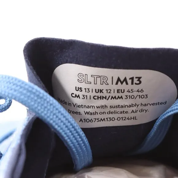 NIB Allbirds Men's SuperLight Tree Runner Sneakers in Basin Blue/Grey US 13