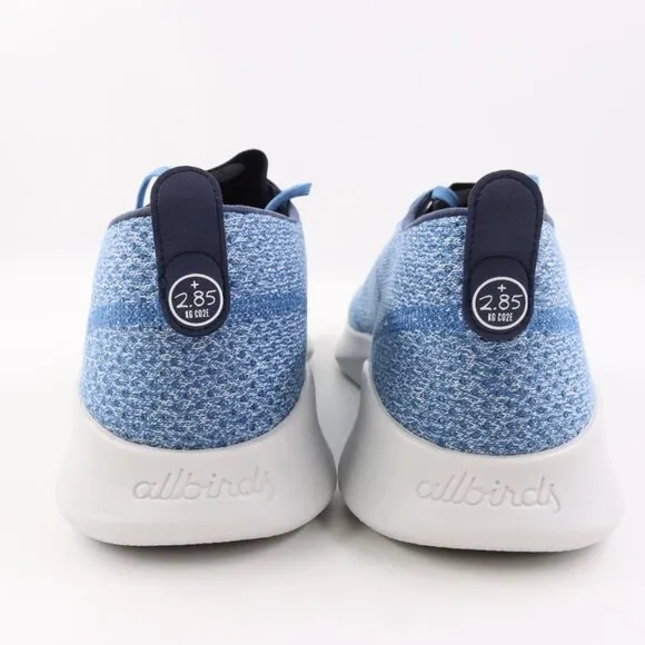 NIB Allbirds Men's SuperLight Tree Runner Sneakers in Basin Blue/Grey US 13