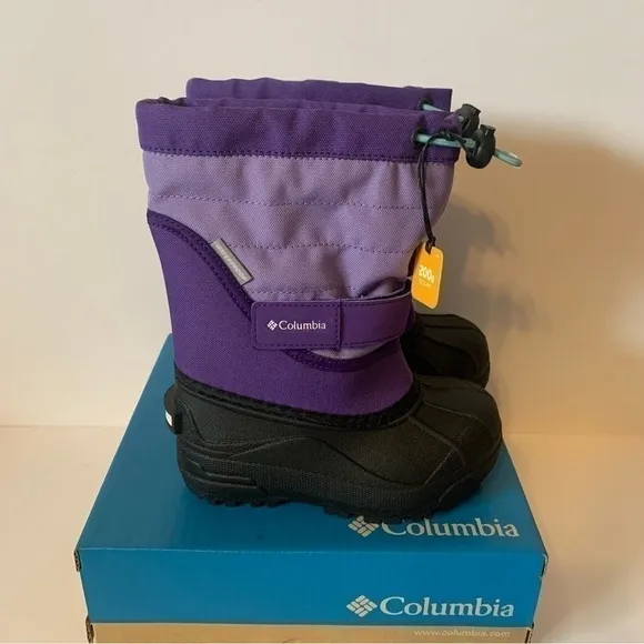 NIB. COLUMBIA Youth Powderbug Plus II Toddler Waterproof Snow Boots