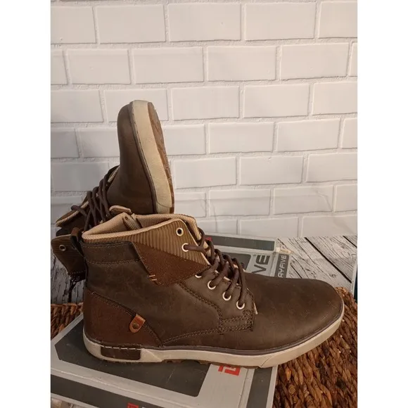 NIB Day Five Viper - Men's 13 Casual High Top Lightweight Fashion Sneaker Dk Bro