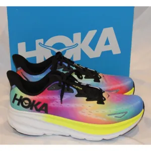 NIB Hoka One Men's Clifton 9 Running Athletic Sneakers BBML BLACK MULTI 11 NIB