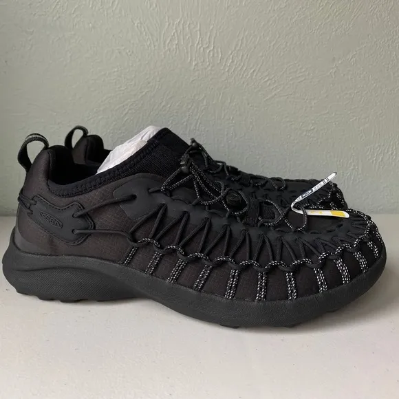 NIB KEEN UNEEK SNK Cord Knit Sneakers Men's Size 12 Black Casual Shoe