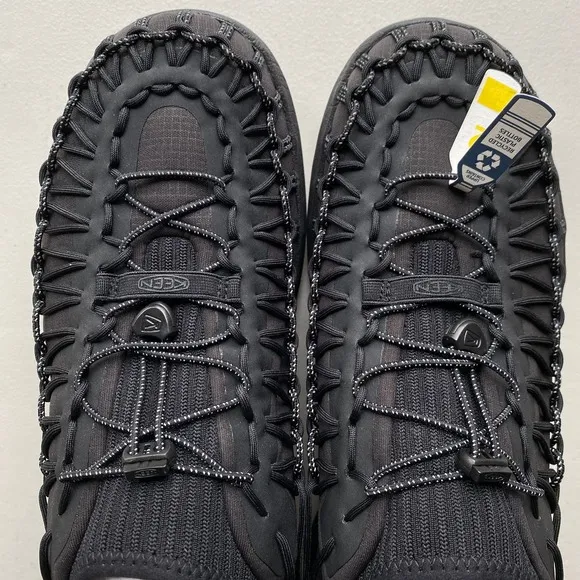 NIB KEEN UNEEK SNK Cord Knit Sneakers Men's Size 12 Black Casual Shoe