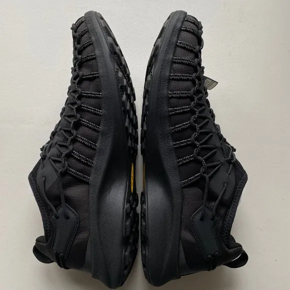 NIB KEEN UNEEK SNK Cord Knit Sneakers Men's Size 12 Black Casual Shoe