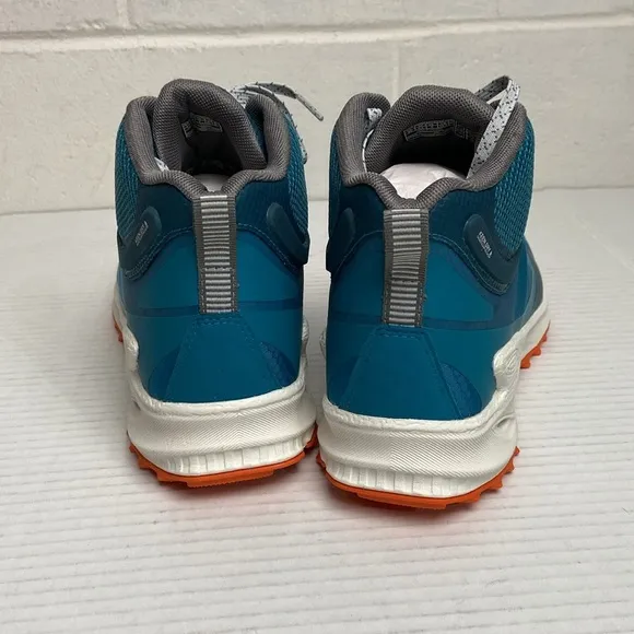NIB KEEN Women's Zionic MId WP Hiking Boot Size 8.5 Fjord Blue/Tangerine 1028043