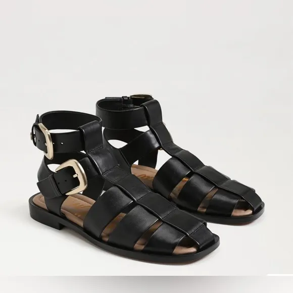 ▪️NIB Sam Edelman Dawn Fisher Flat Sandals in Black
