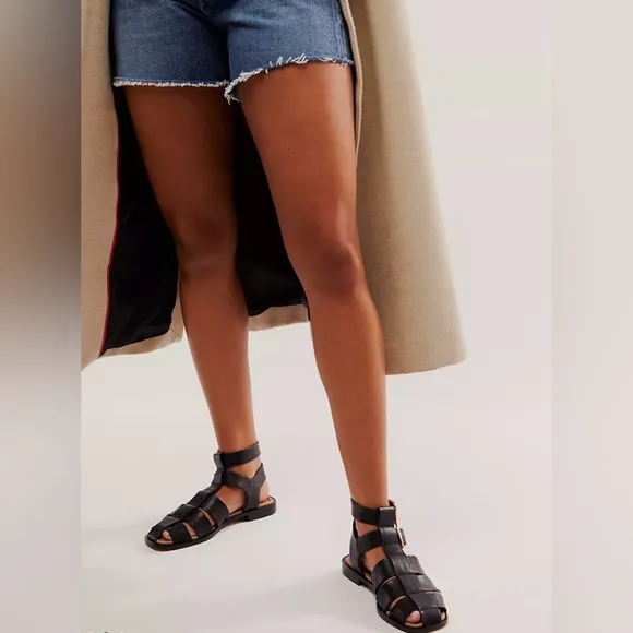 ▪️NIB Sam Edelman Dawn Fisher Flat Sandals in Black