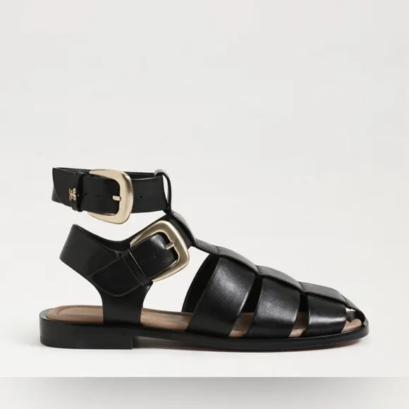▪️NIB Sam Edelman Dawn Fisher Flat Sandals in Black