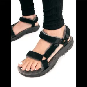 NIB Teva Hurricane Shearling Lined Sport Sandal