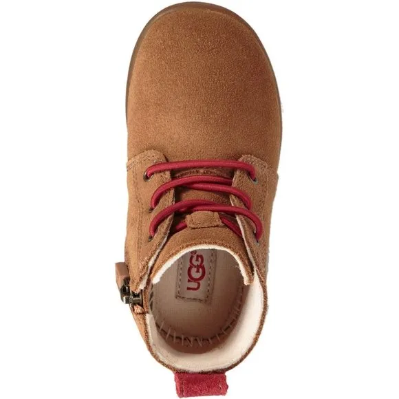 NIB UGG INFANT‎ KRISTJAN CHUKKA SUEDE CHESTNUT BOOTS BOOTIES