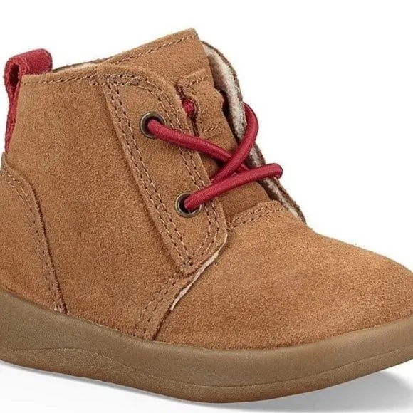 NIB UGG INFANT‎ KRISTJAN CHUKKA SUEDE CHESTNUT BOOTS BOOTIES