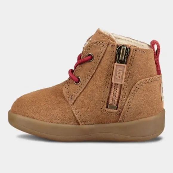 NIB UGG INFANT‎ KRISTJAN CHUKKA SUEDE CHESTNUT BOOTS BOOTIES