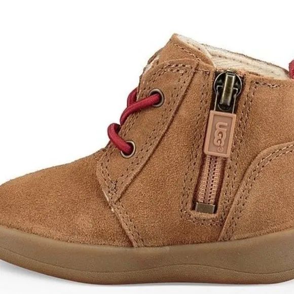 NIB UGG INFANT‎ KRISTJAN CHUKKA SUEDE CHESTNUT BOOTS BOOTIES