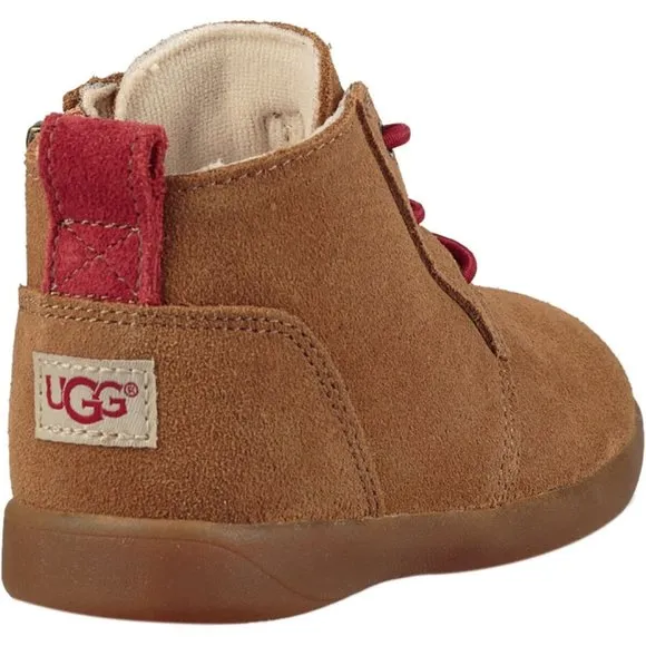 NIB UGG INFANT‎ KRISTJAN CHUKKA SUEDE CHESTNUT BOOTS BOOTIES